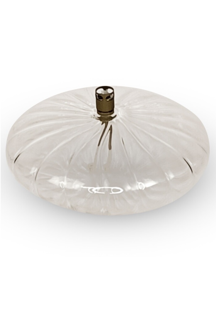 Oljelampa glas - Disc - Elegant - 18 cm - 2