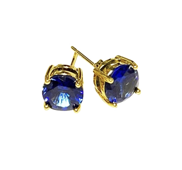 Beloved Ear Small Saphire Blue
