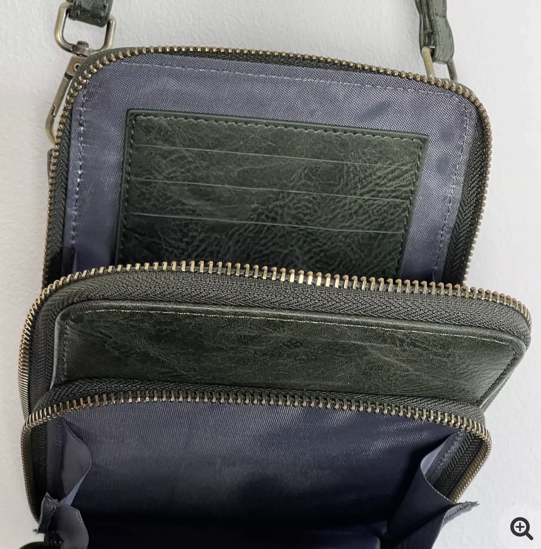 Double Cross Bag Green