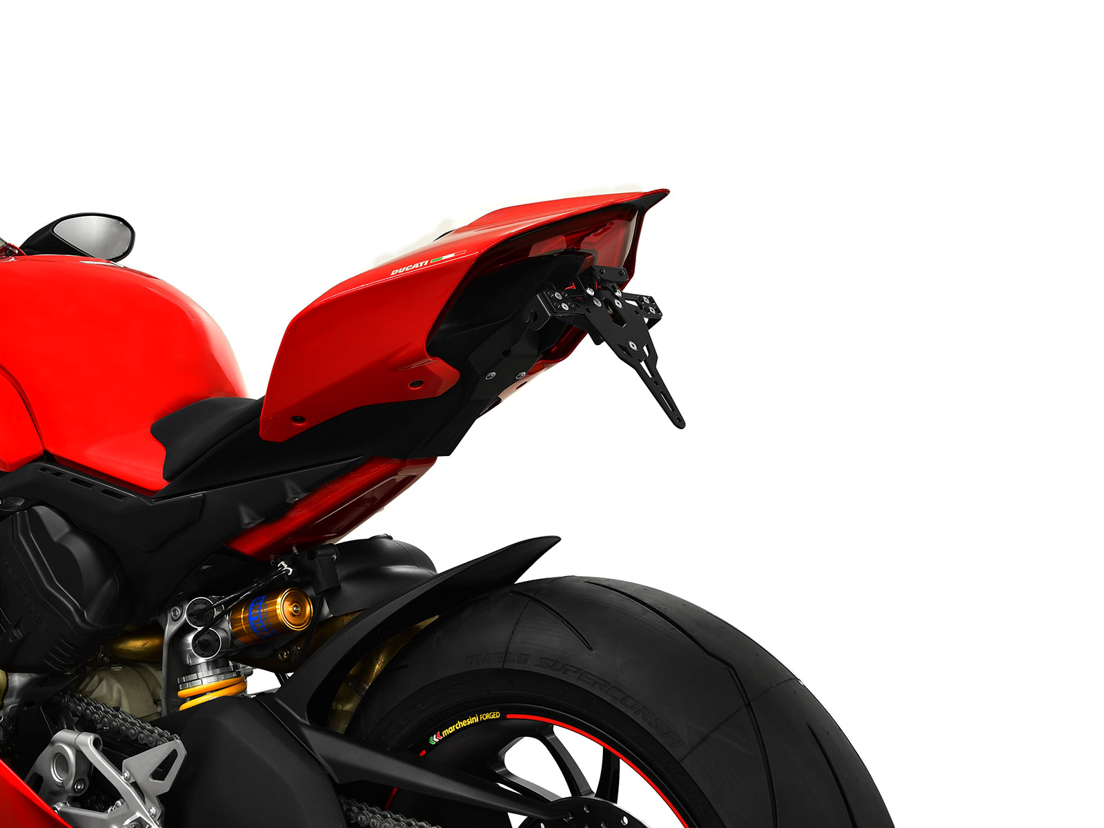 Nummerplåtshållare Pro Ducati Panigale V2/V4/R/S, Streetfighter V2/V4