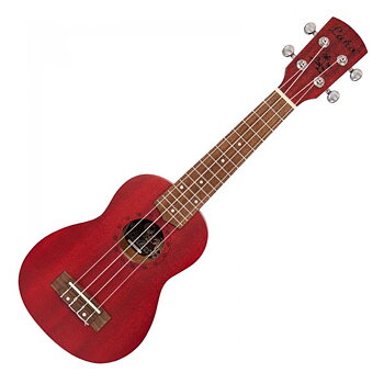Laka Soprano Ukulele & Väska – Röd