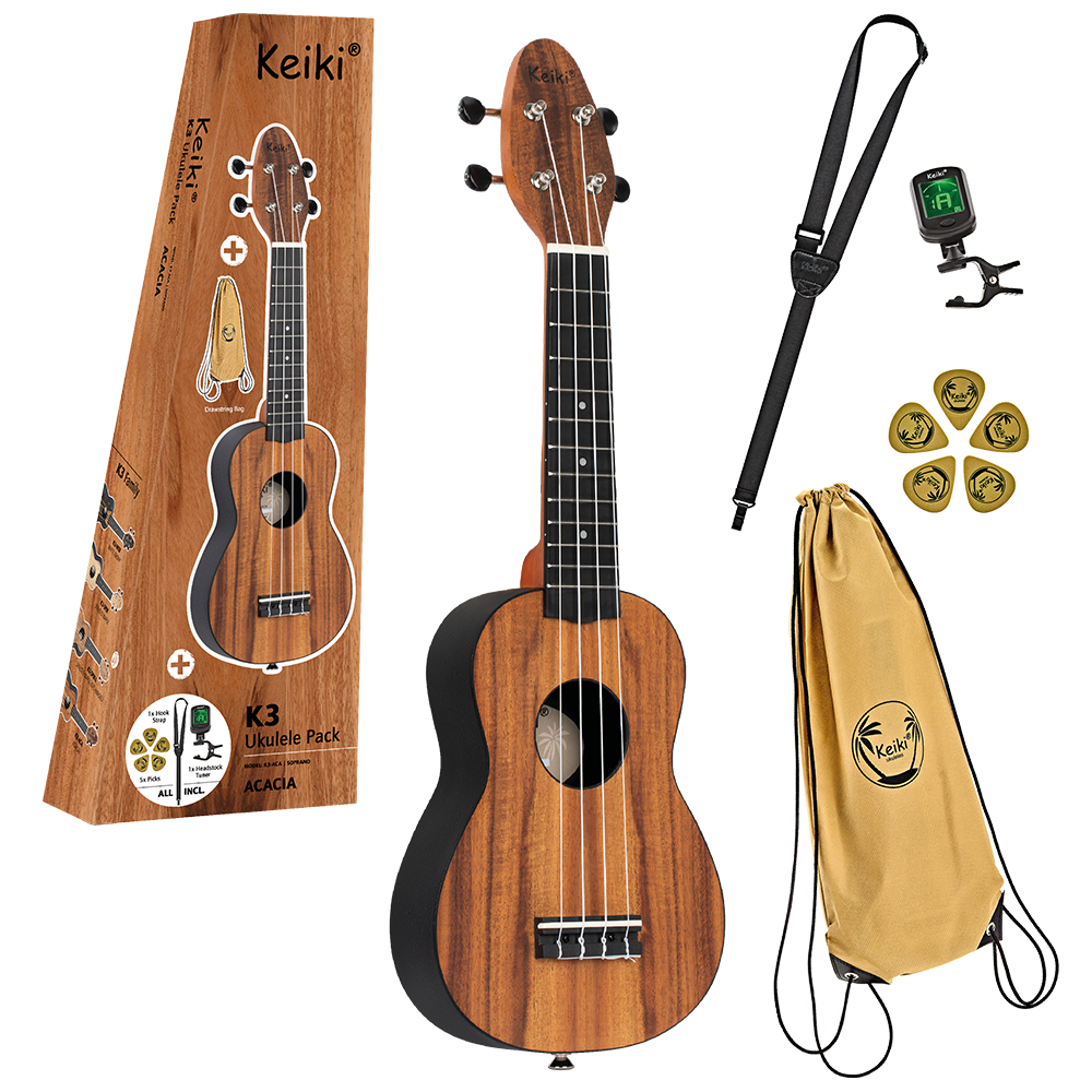 Ortega Keiki Acacia K3-ACA Ukulelpaket - 2