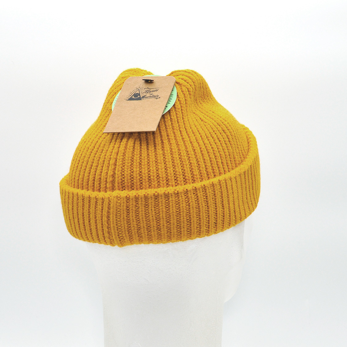 appertiff - Recycled Knuckle Beanie Mustard - 5