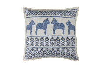 DALARNA BLÅ, HOUSSE DE COUSSIN, 50 x 50 cm