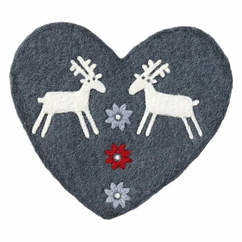 Felted Trivet Reindeer, Klippan