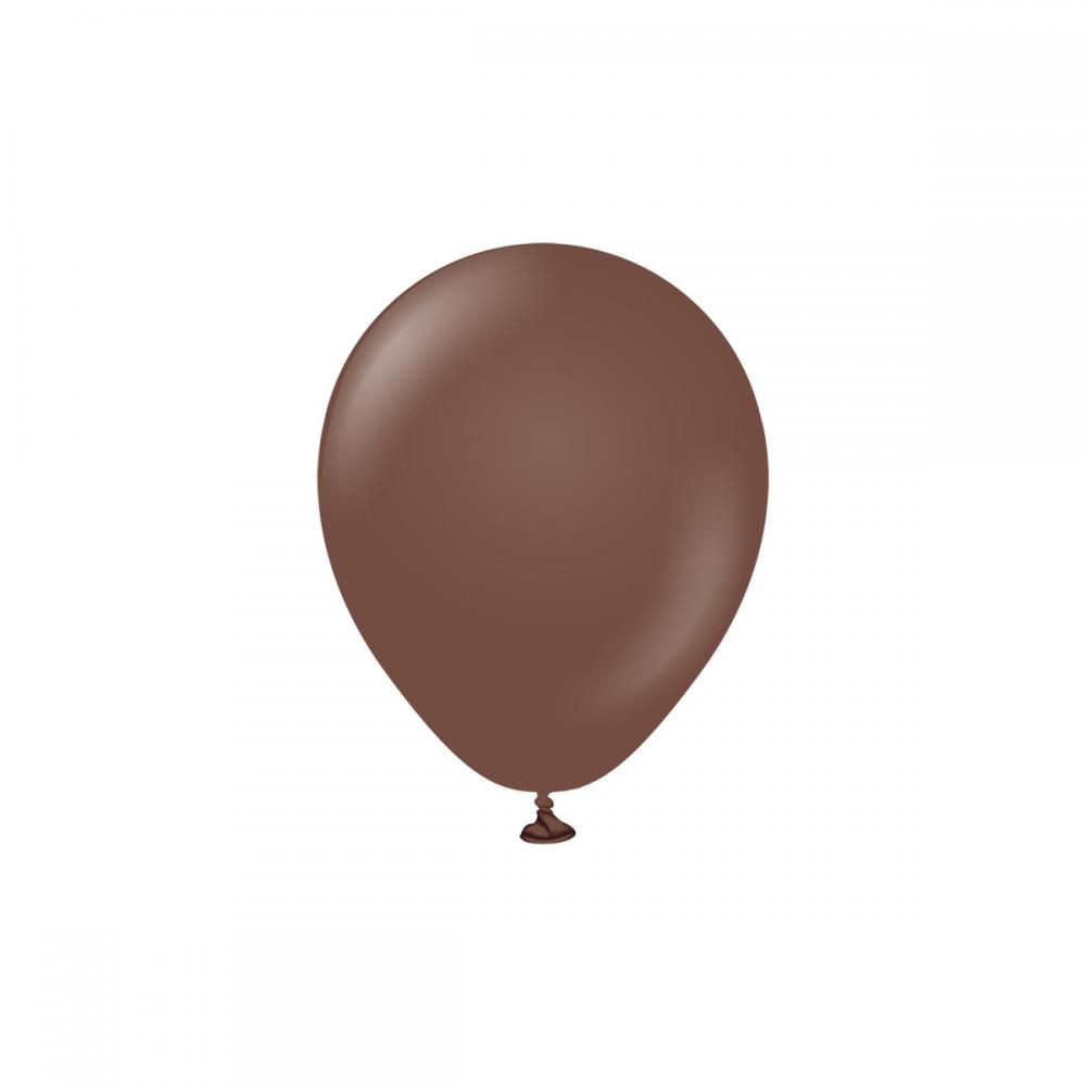 Premium Miniballonger Chocolate Brown