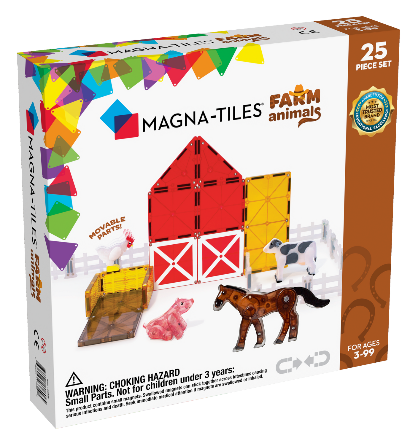 Magnatiles, Farm Animals 25 pcs Toysforever