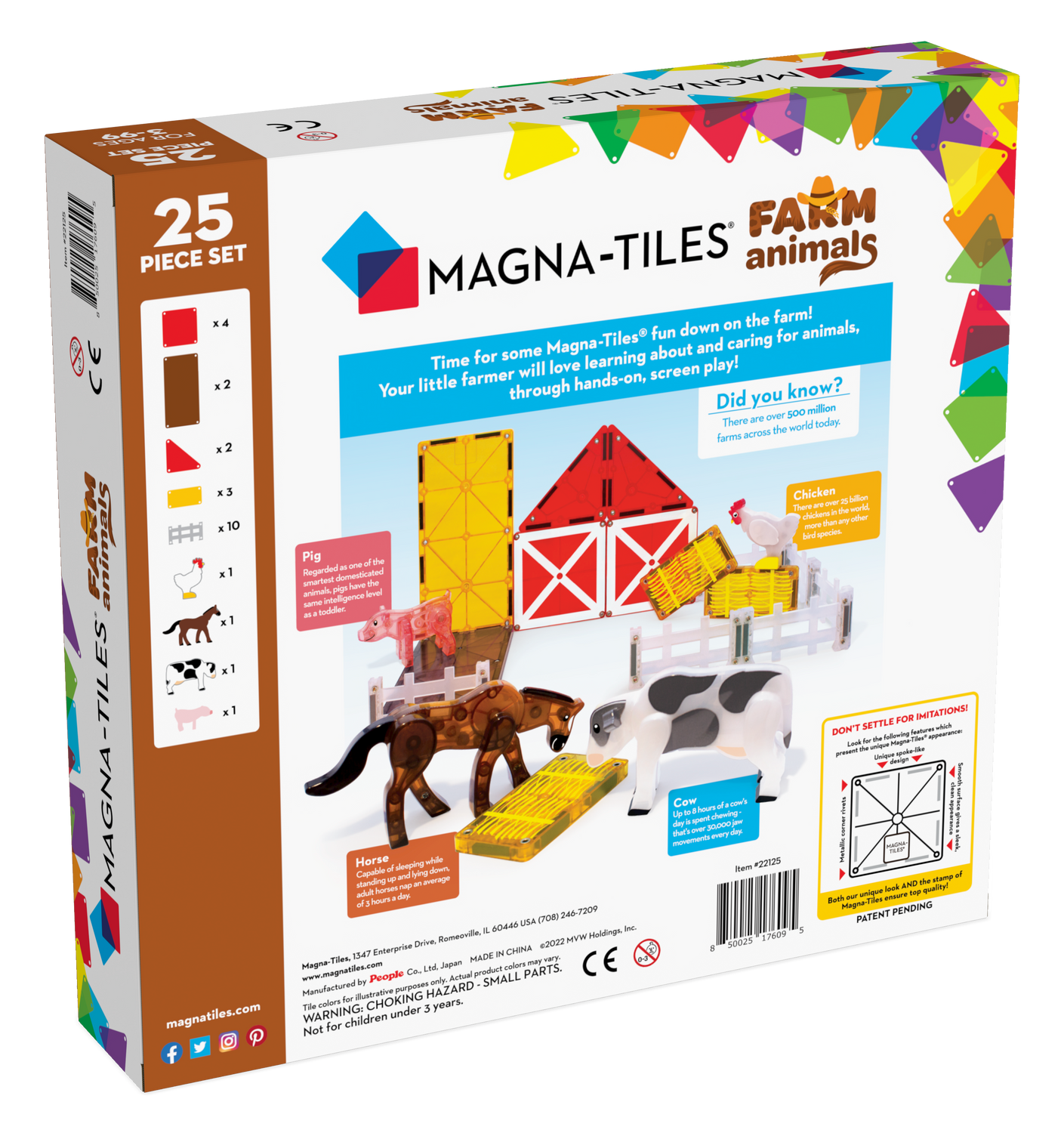 Magna-tiles, Farm Animals - 25 pcs - 2