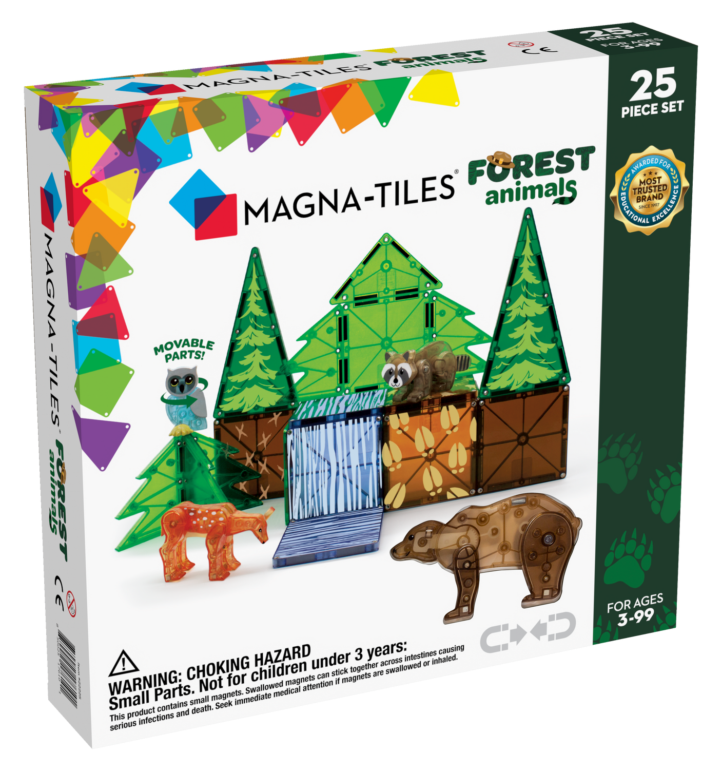 Magna-tiles, Forest Animals - 25 pcs