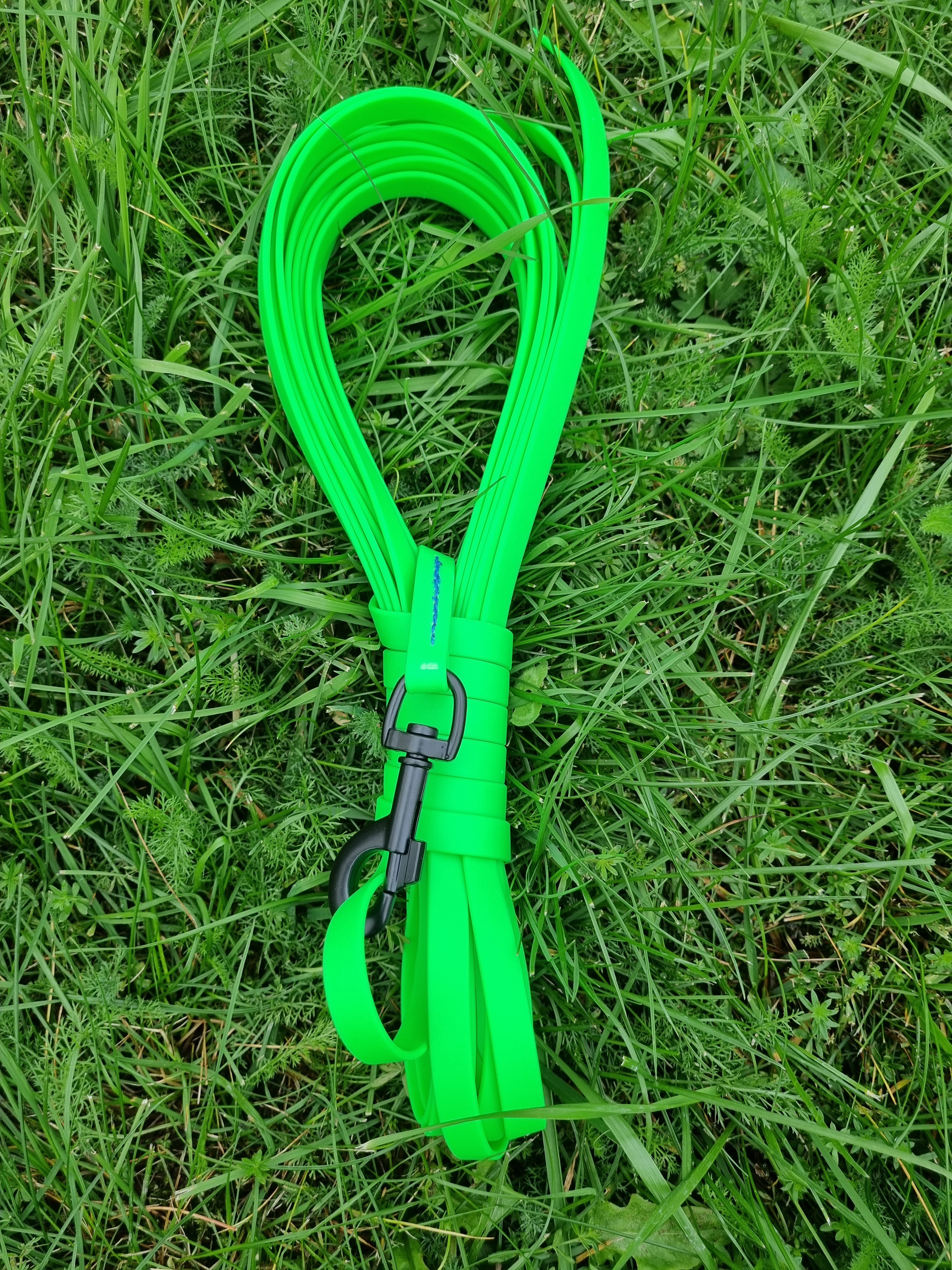 Biothane-lina, 10 m, pistolknäppe - 12