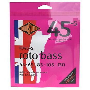 Rotosound RB45-5 Roto Bass 5-str - Nickel 5-strängad elbas 45-130