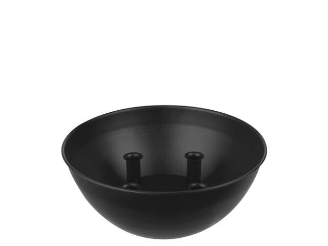 Advent candle holder - Candle holder - Candle bowl - Metal - 30.5x11 cm - Black - 3