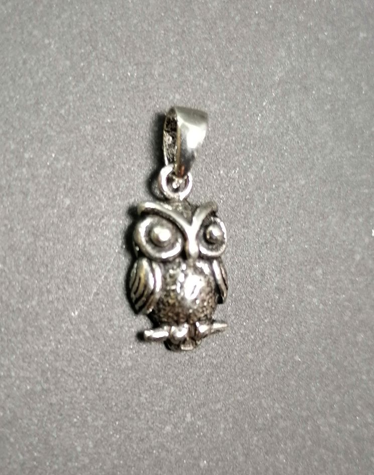 Uggla  Hänge i Sterling silver 