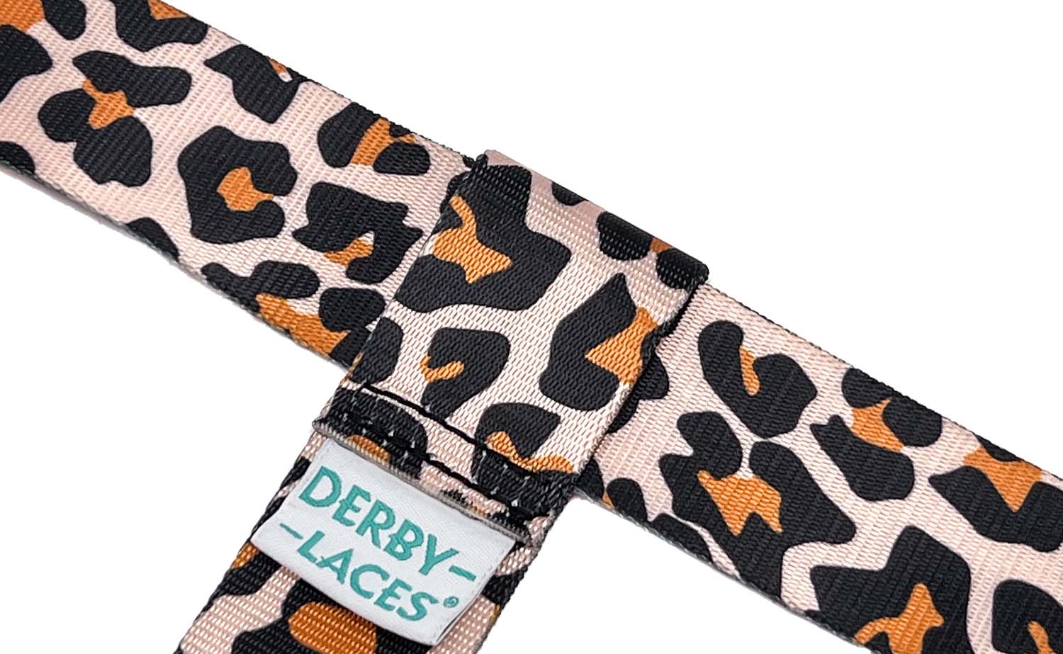 Derby Laces Skate Leash Leopard Sticky Skates