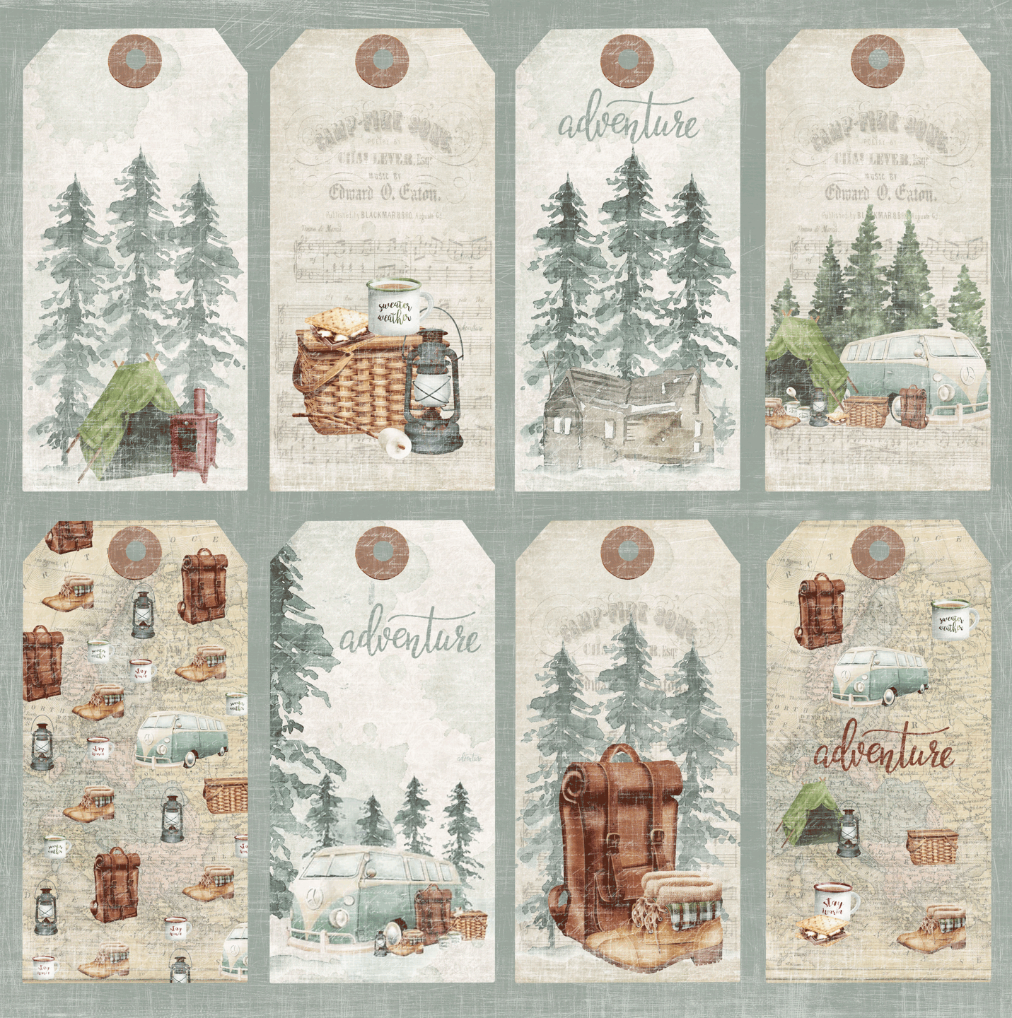 Reprint Adventure Collection 12"x12" - 11