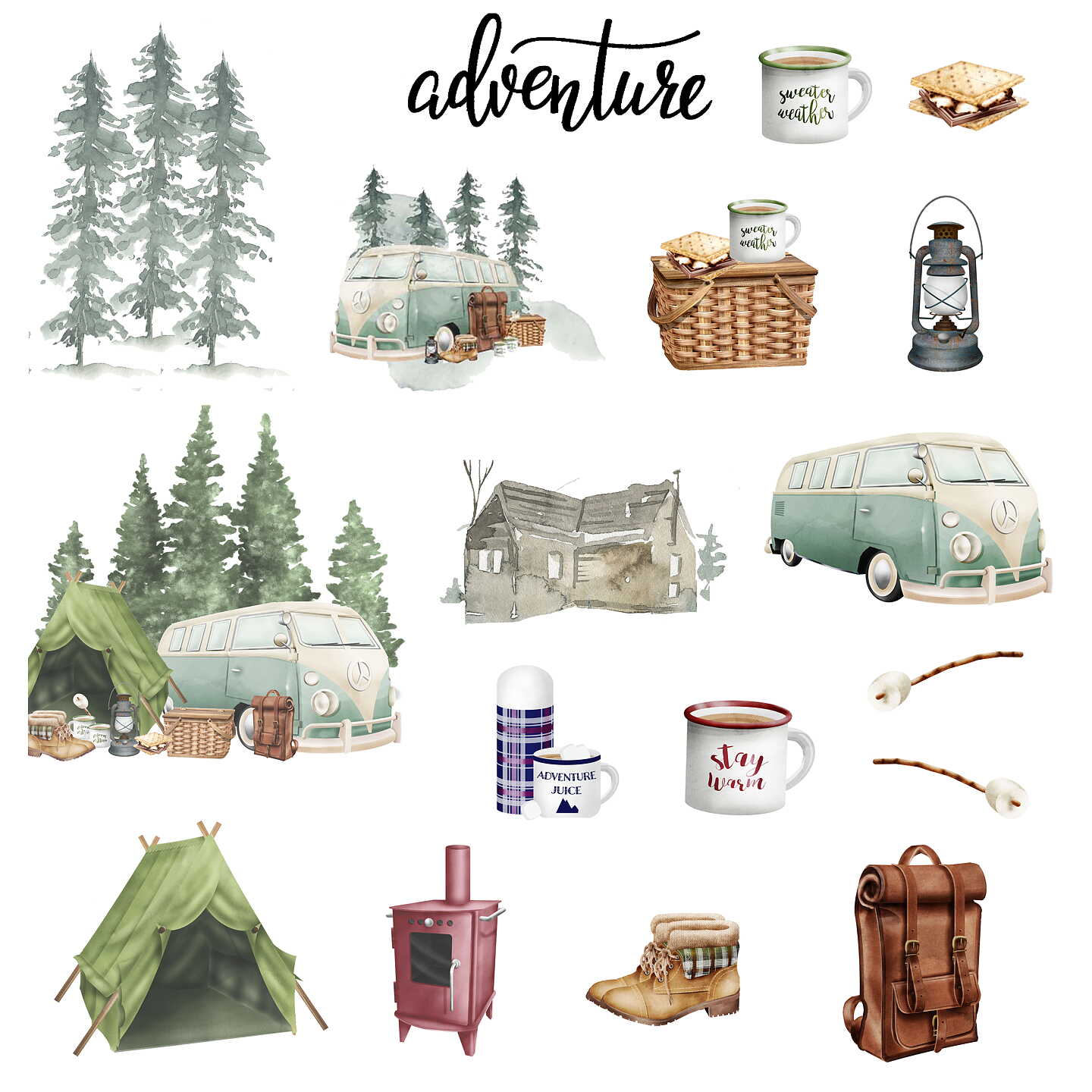 Reprint Adventure Collection 12"x12" - 2