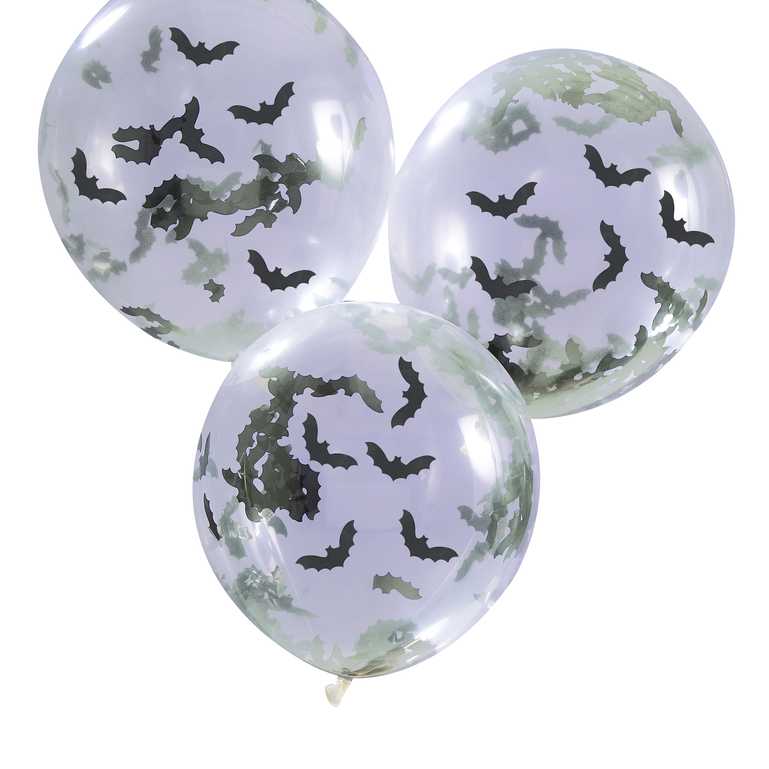 Konfettiballonger Halloween Fladdermöss