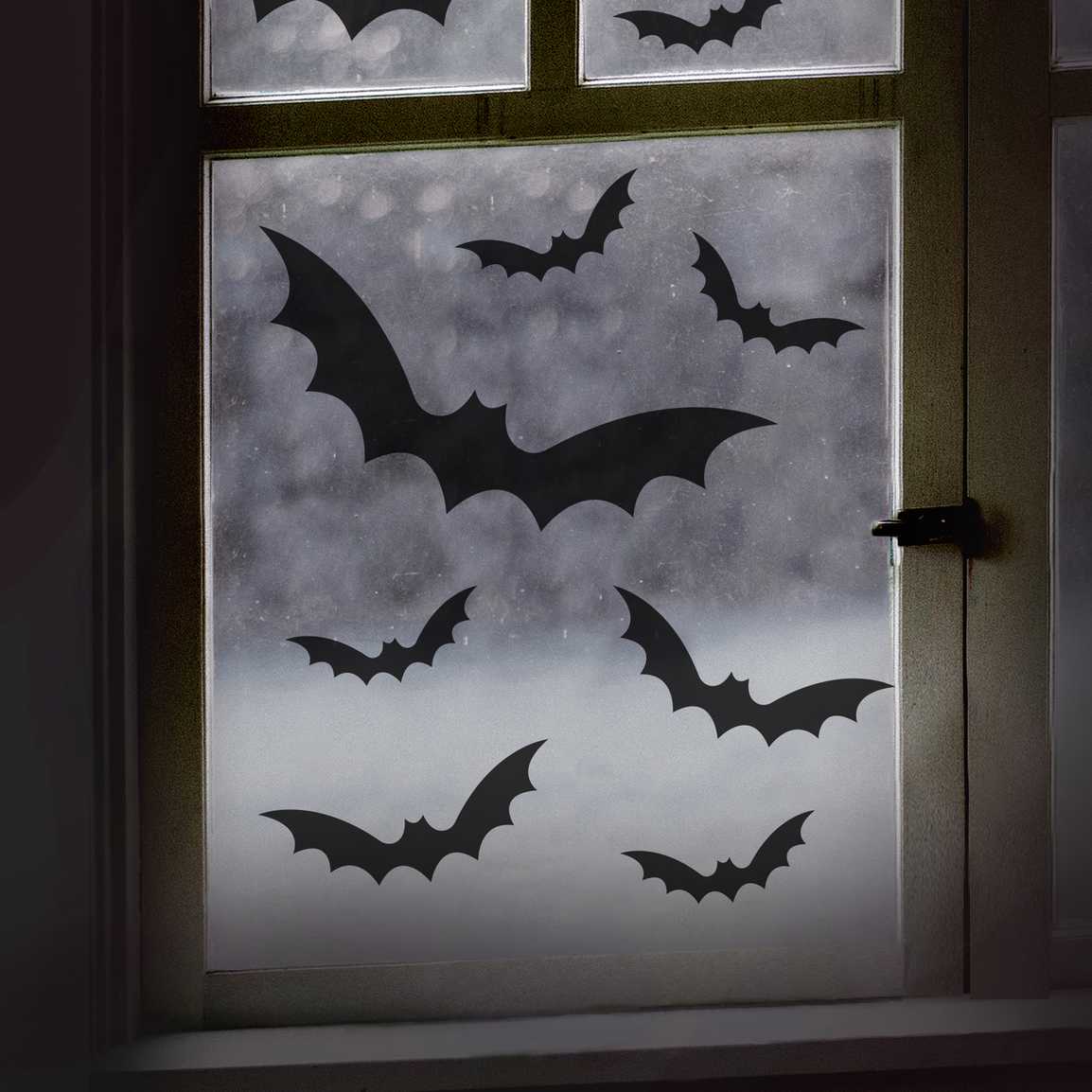 Fönsterklistermärken Halloween Svarta Fladdermöss