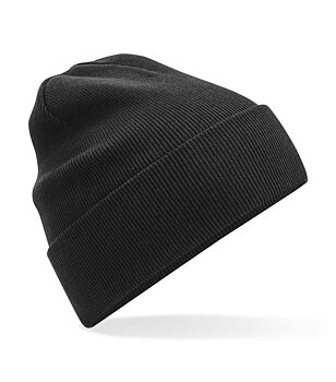 Beanie Ribbad - Beechfield - EKO - Svart