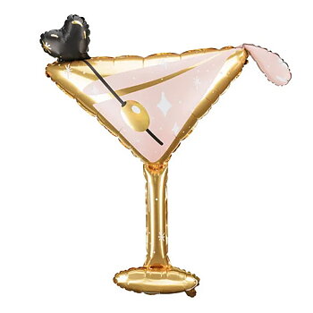 Folieballong XL - Cocktailglas