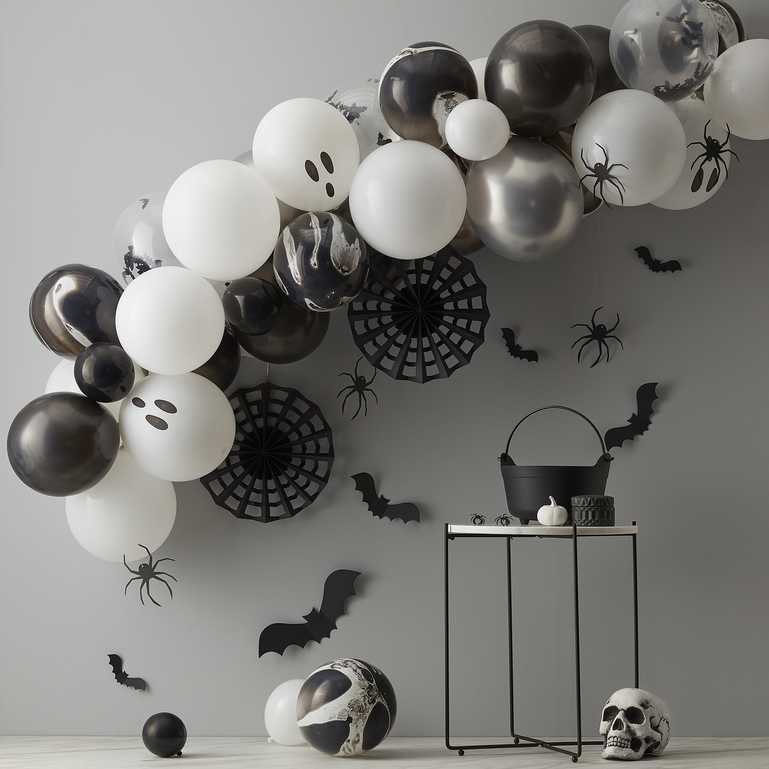 Ballonger med Dödskallar 5-pack - 3