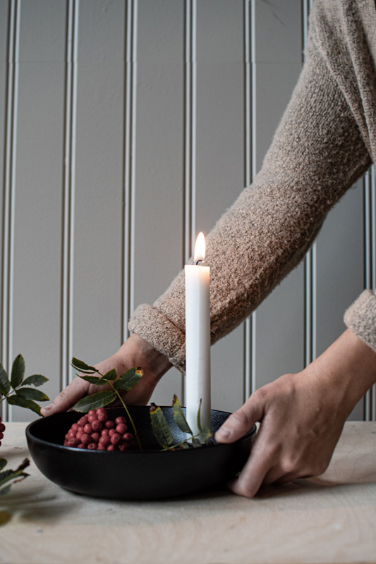 Lidatorp Black Candlestick - 6