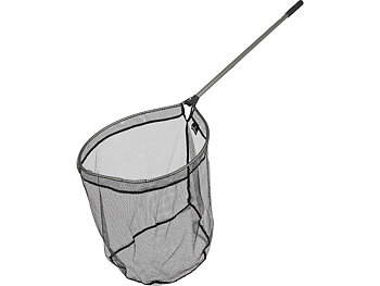 Inexpensive and robust fishing net with stable frame and rubber net. Gentle on the fish. Available in three sizes
