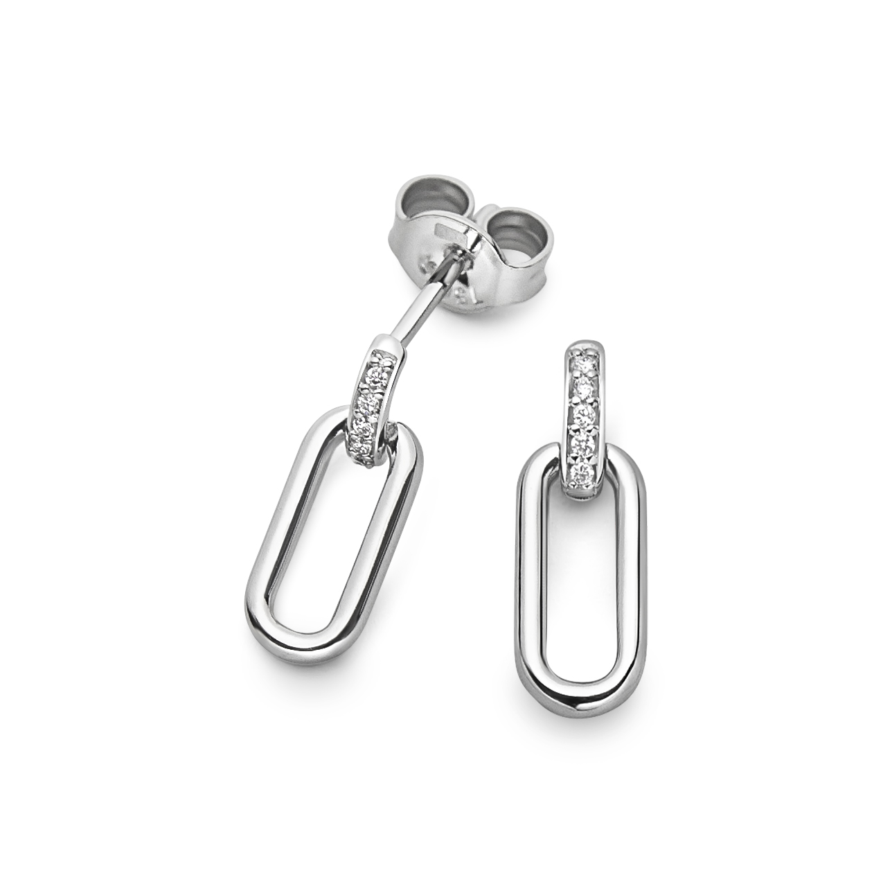 Timanttikorvakorut VG Paperclip 0.030ct