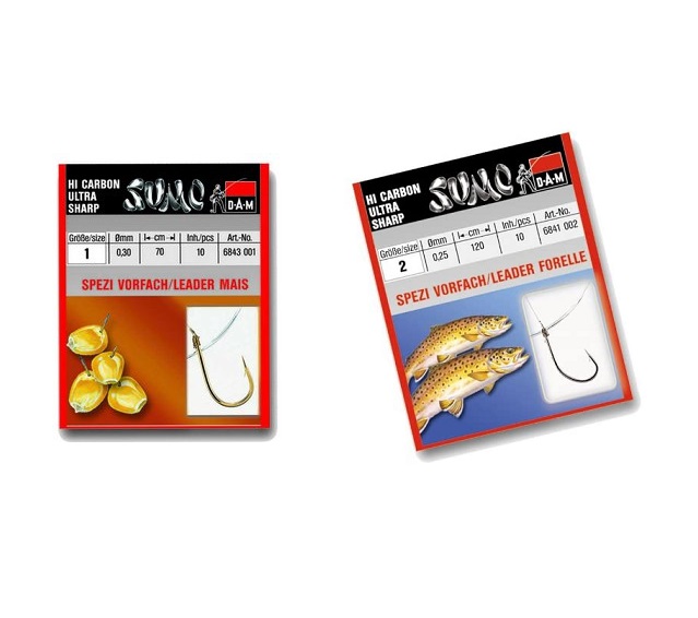 DAM Spezi Hooks To Nylon 10-pack