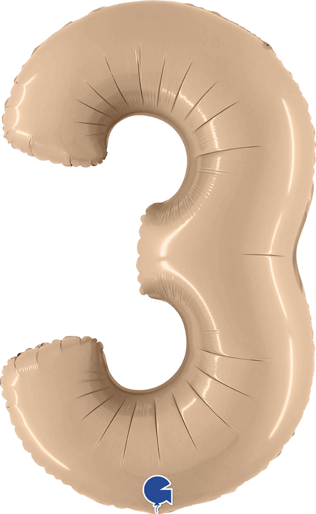 Sifferballonger Nude 100 cm  - 5