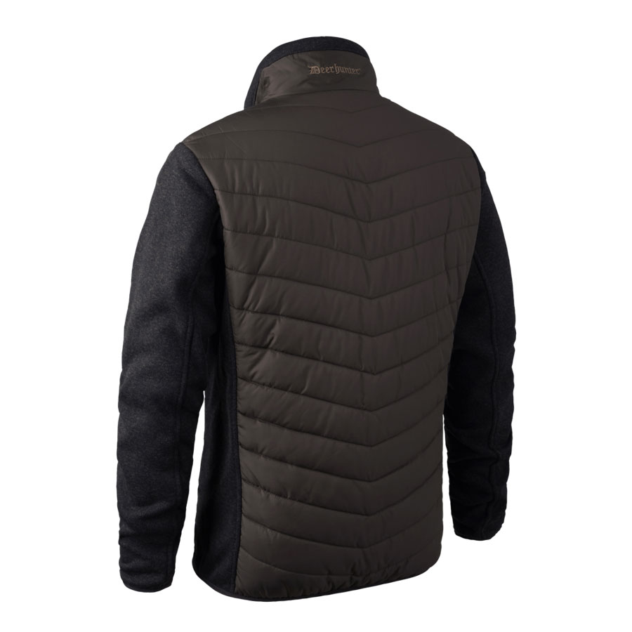Deerhunter Moor Padded Jacket with knit Brown Leaf - 2