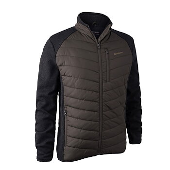 Deerhunter Moor Padded Jacket with knit Brown Leaf