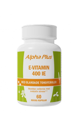 E-vitamin 400 IE 60 kap, Alpha Plus