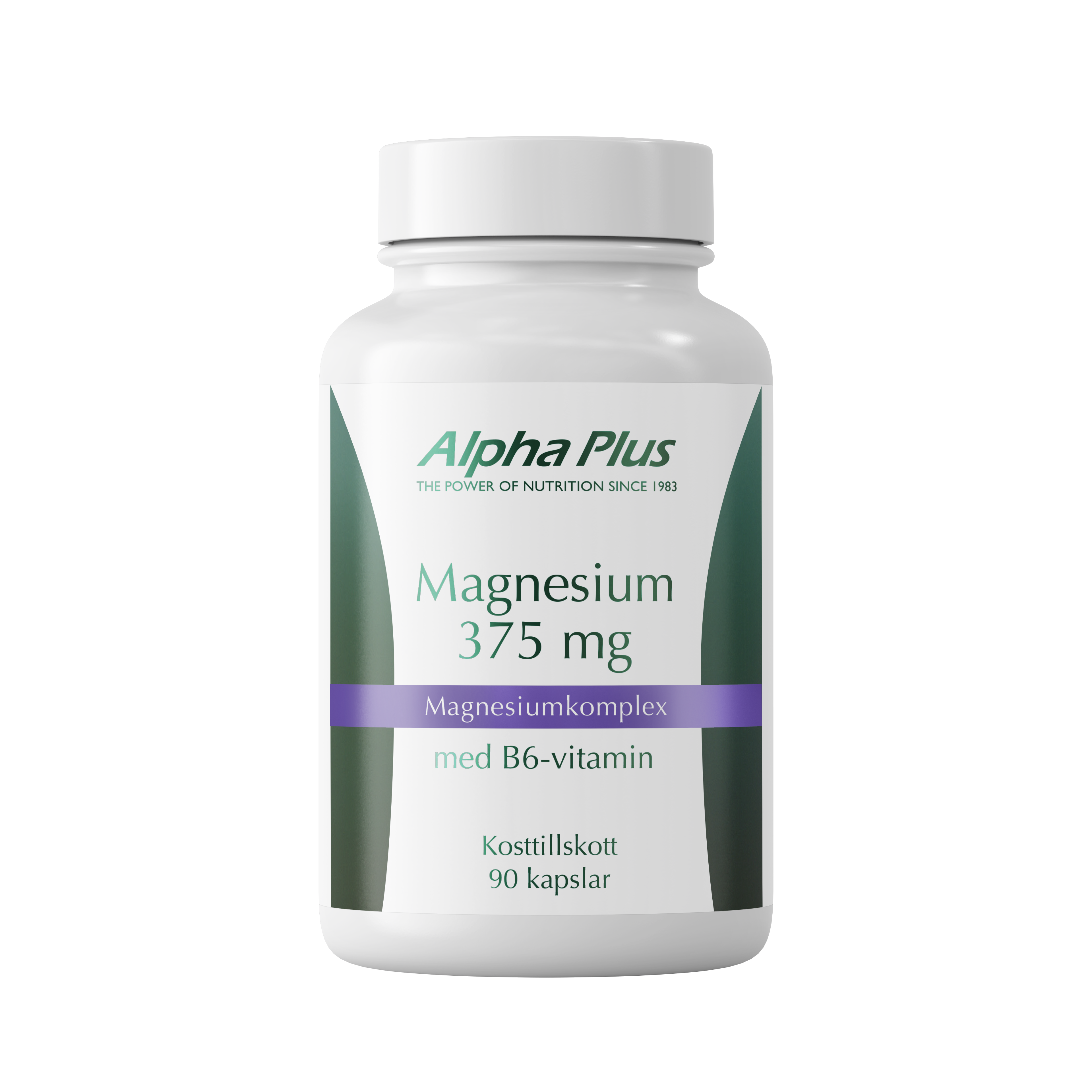 Magnesium 375 mg 90 kap, Alpha Plus