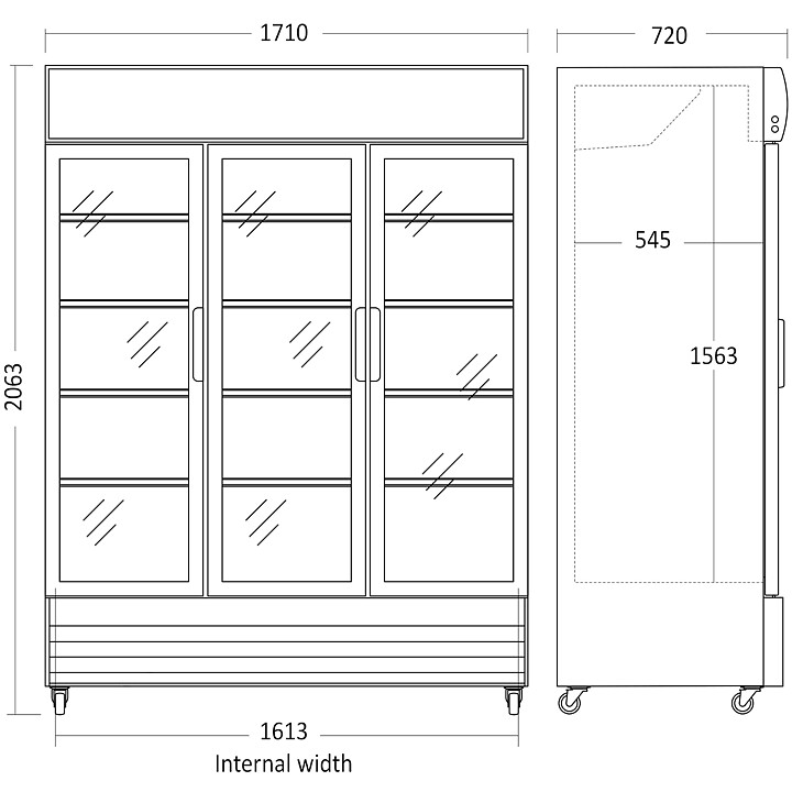 Displaykyl SD 1502 BHE, 1383 liter