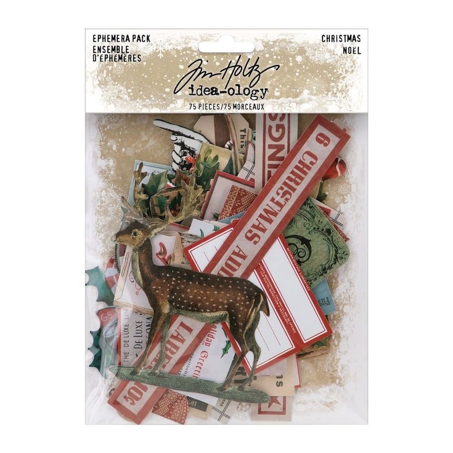 Christmas Ephemera Pack, 75st, Tim Holtz idea-ology,