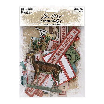 Christmas Ephemera Pack, 75st, Tim Holtz idea-ology,