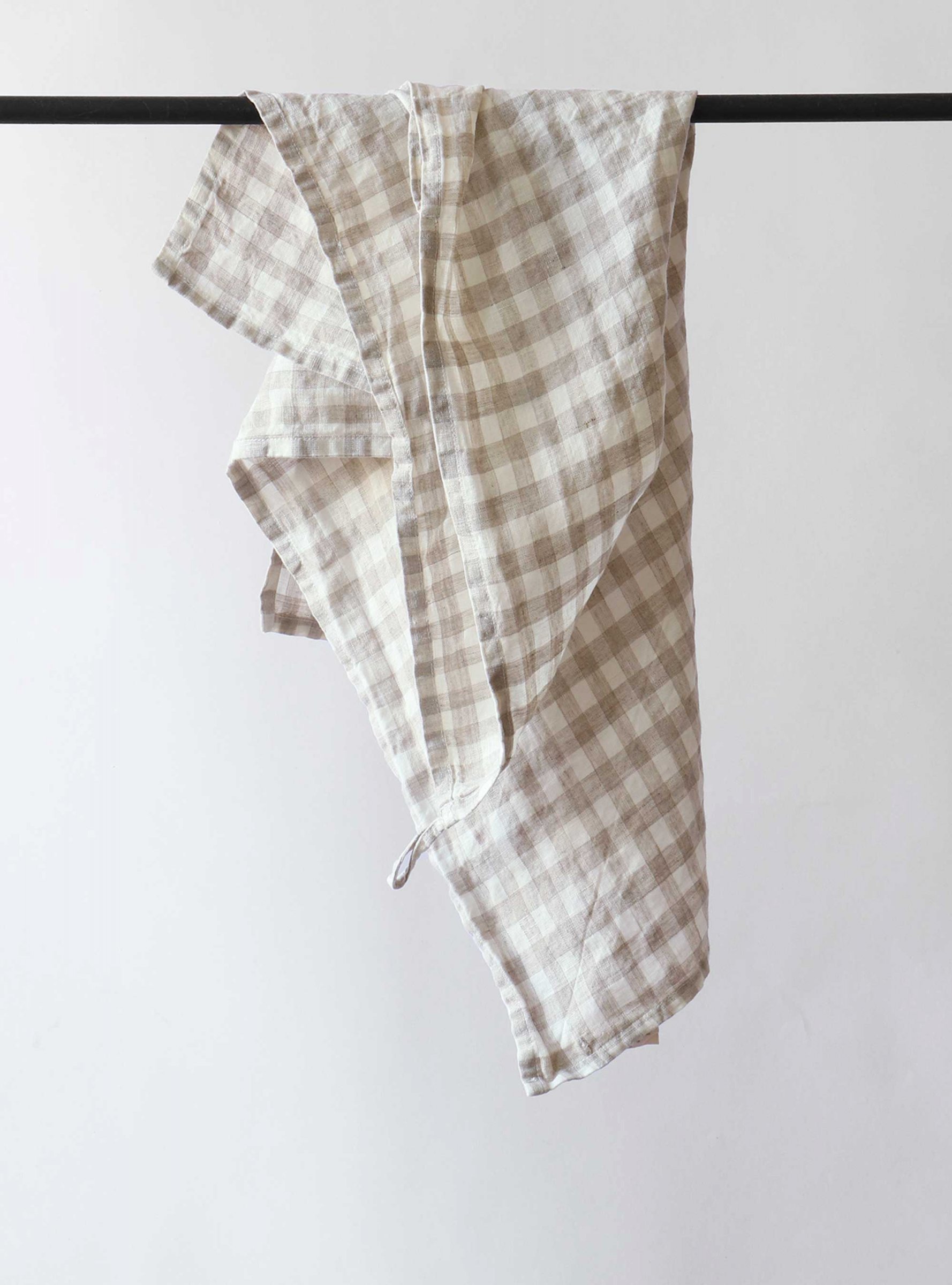 Kökshandduk Gingham Natural- Tell Me More - 3
