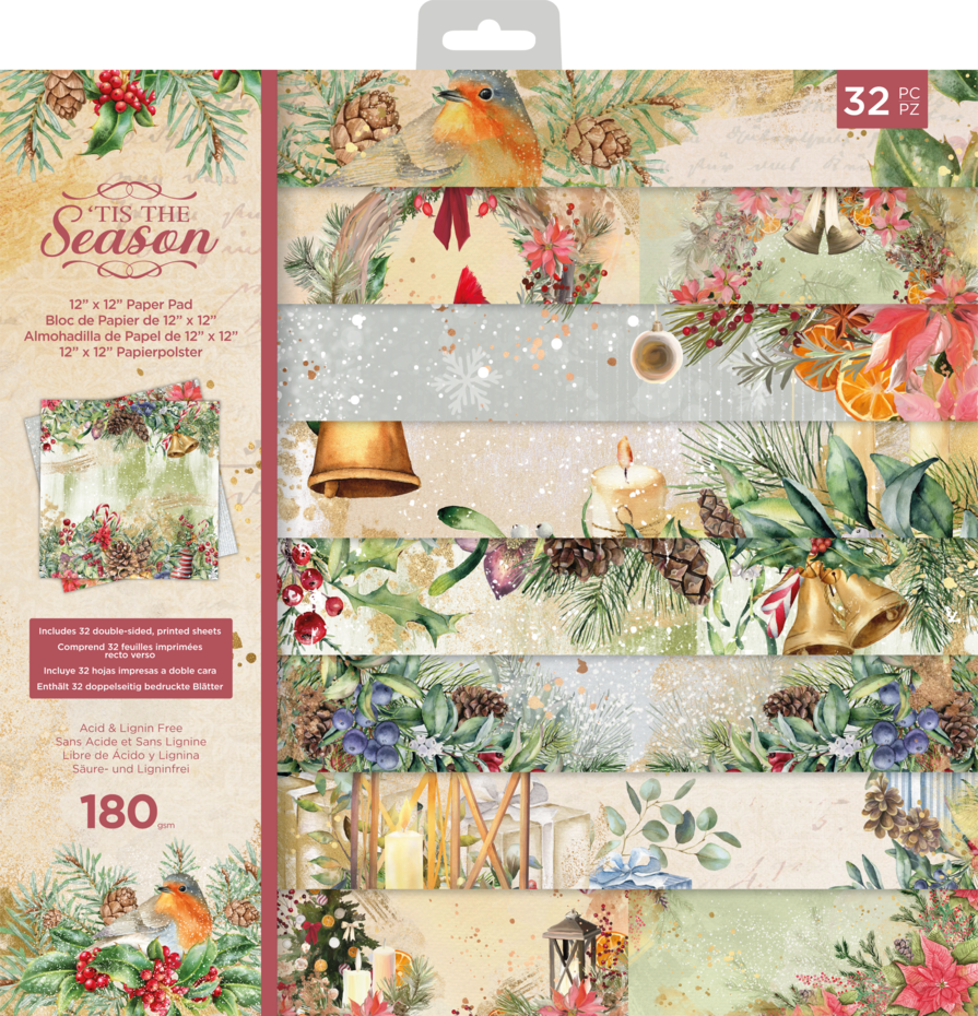 Tis the Season, 12x12" block, Crafter's Companion