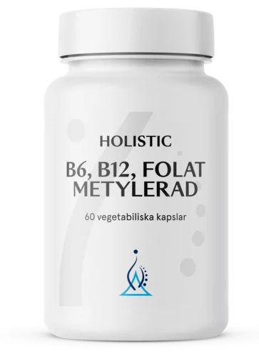 B6 B12 Folat metylerad, 60 kapslar