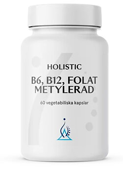 B6 B12 Folat metylerad, 60 kapslar
