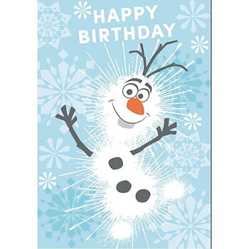 Frost Disney Födelsedagkort Olaf	