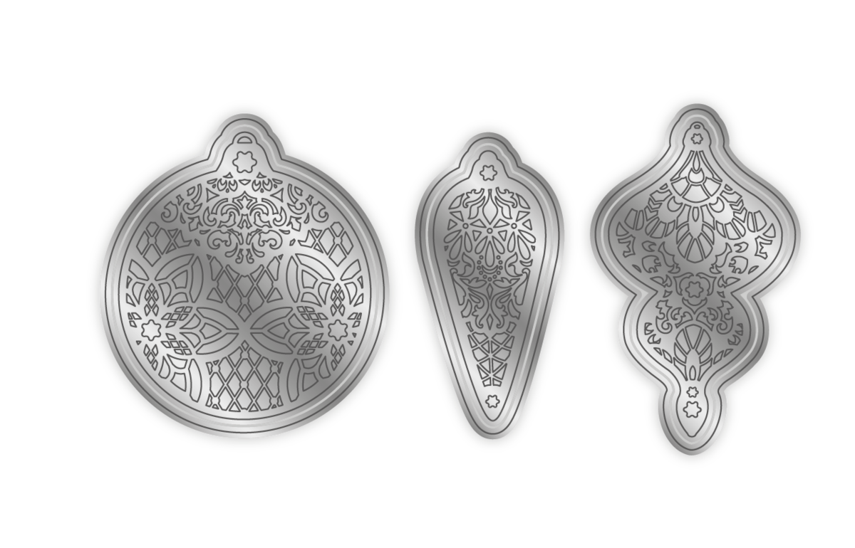 Beautiful Baubles, 6st dies, Frosty and Bright, Crafter's Companion - 2