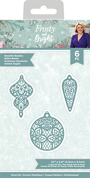 Beautiful Baubles, 6st dies, Frosty and Bright, Crafter's Companion