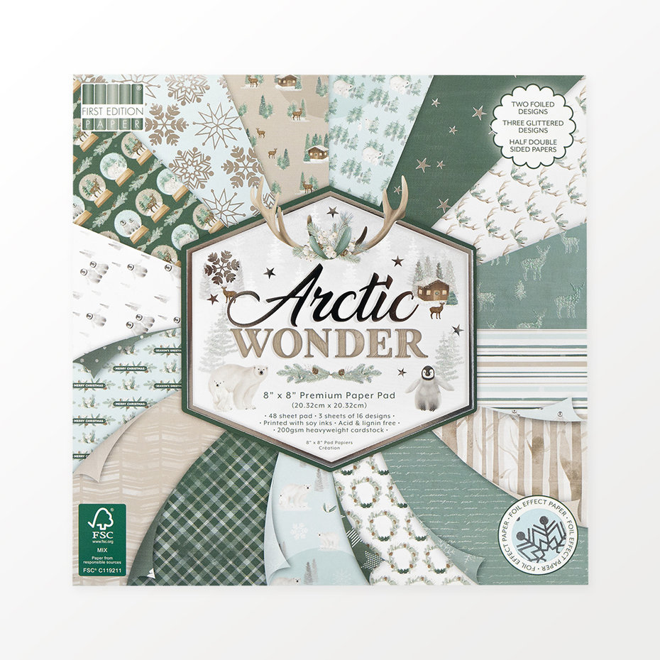 Arctic Wonder 8"x8" block, First Edition