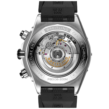 PB0136251C1S1 Breitling Super Chronomat B01 44 isblå baksida