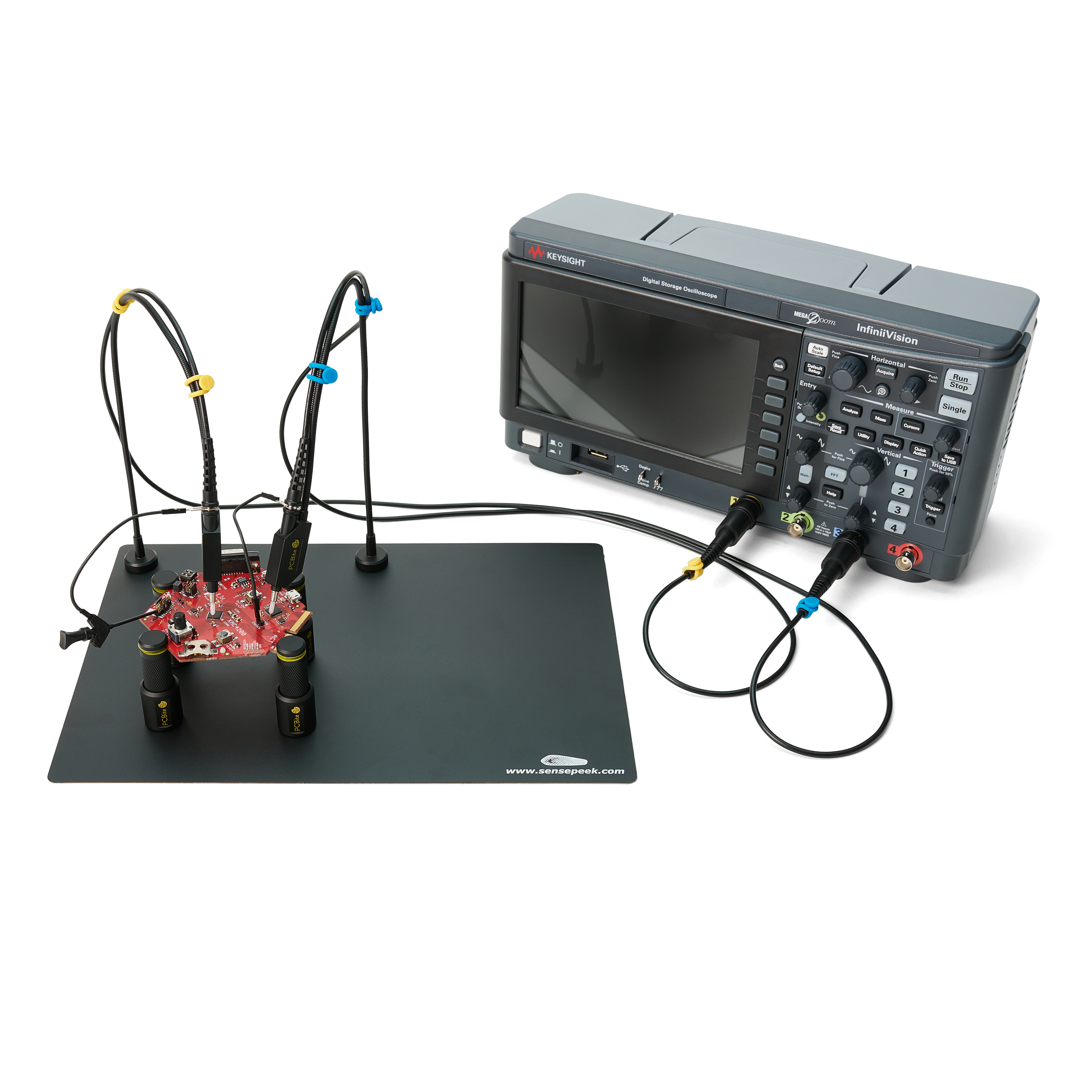 PCBite kit with 2x SQ200 200 MHz and 4x SQ10 handsfree probes - 8