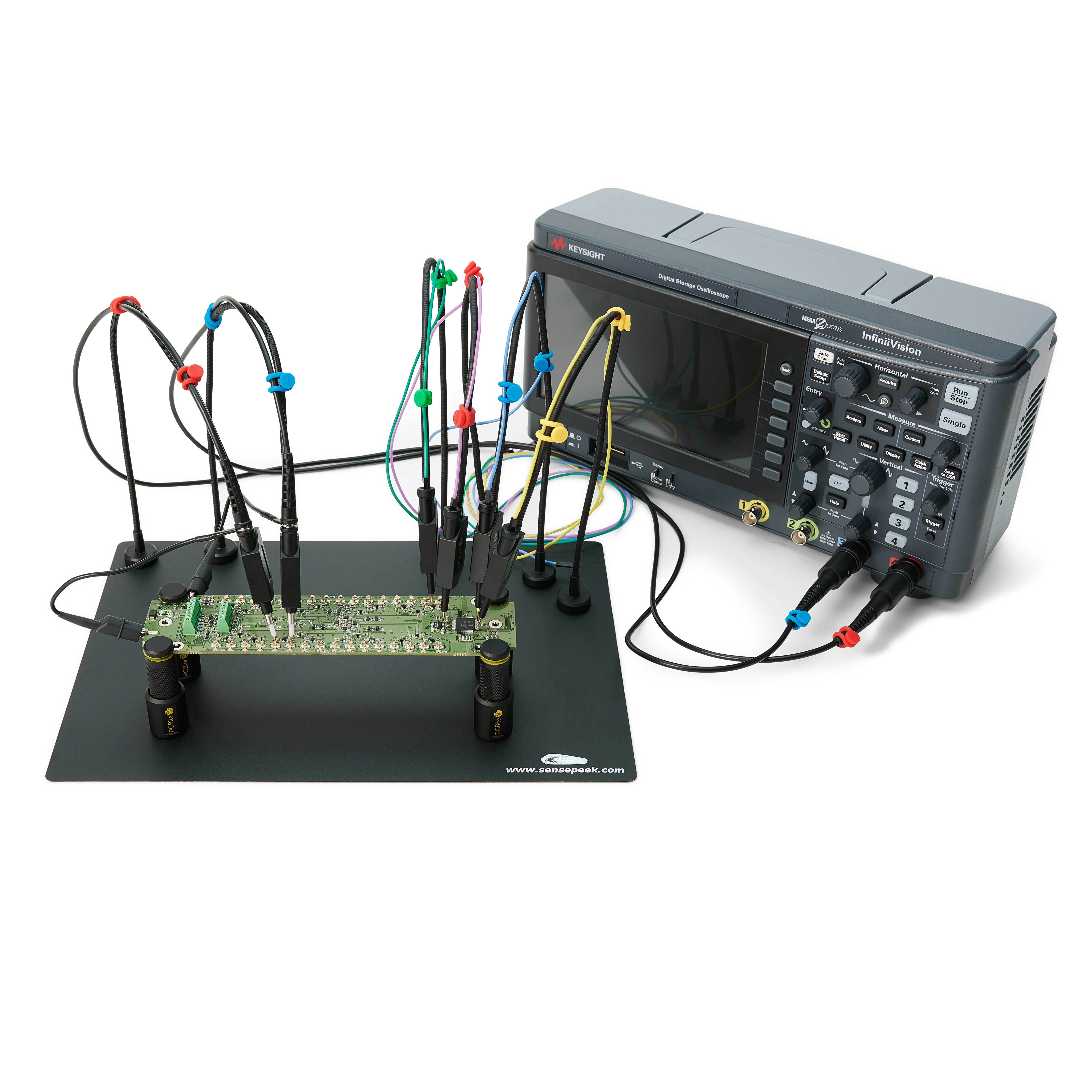 PCBite kit with 2x SQ350 350 MHz and 4x SQ10 handsfree probes - Sensepeek