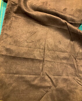 Brun Alcantara Panelgardin
