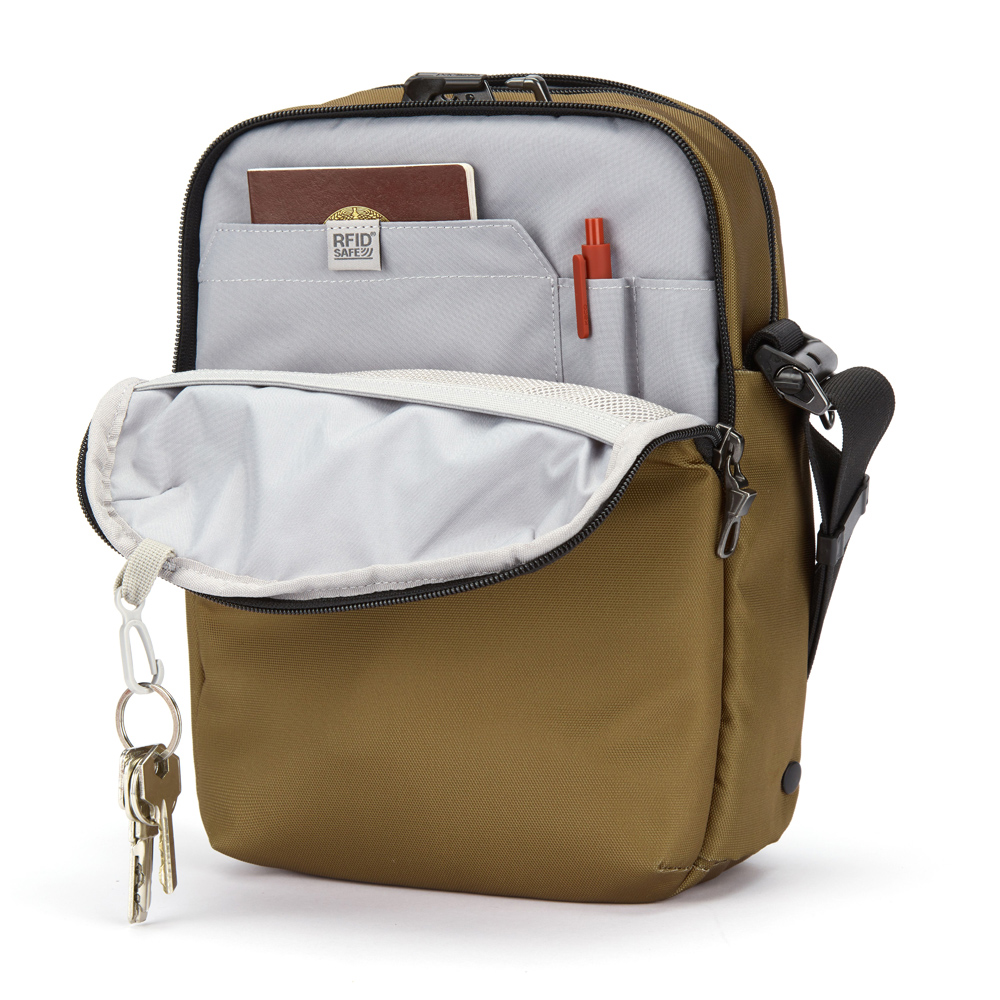 Pacsafe Metrosafe X Vertical Anti-diefstal Crossbody Zwart kopen